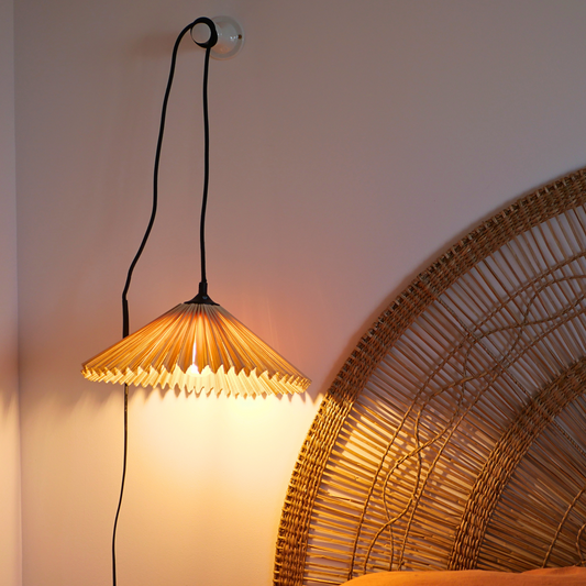 SUSPENSION EN TIGE DE BAMBOU 35CM