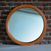 MIROIR EN ROTIN ROND